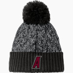Anna Maria College Amcats <span class="pdp-name-mascot">Anna Maria College Amcats</span> New Era Marled Knit Pom Beanie Front Thumbnail