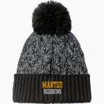 Manteo Redskins <span class="pdp-name-mascot">Manteo Redskins</span> New Era Marled Knit Pom Beanie Front Thumbnail