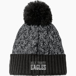 Holy Trinity Catholic Eagles New Era Marled Knit Pom Beanie Front Thumbnail
