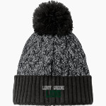 Leroy Greene Lions <span class="pdp-name-mascot">Leroy Greene Academy Lions</span> New Era Marled Knit Pom Beanie Front Thumbnail