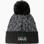 Reynolds Mountain Eagles New Era Marled Knit Pom Beanie Front Thumbnail