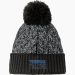 THORNRIDGE HIGH SCHOOL FALCONS <span class="pdp-name-mascot">THORNRIDGE FALCONS</span> New Era Marled Knit Pom Beanie Front Thumbnail