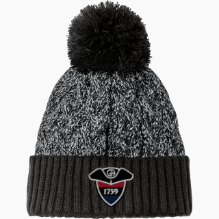 New Era Marled Knit Pom Beanie