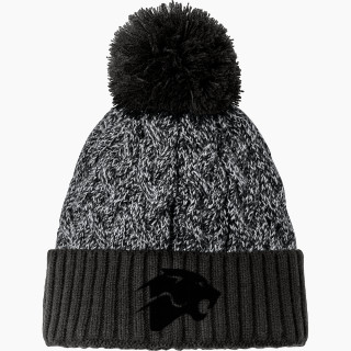 New Era Marled Knit Pom Beanie
