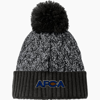 New Era Marled Knit Pom Beanie