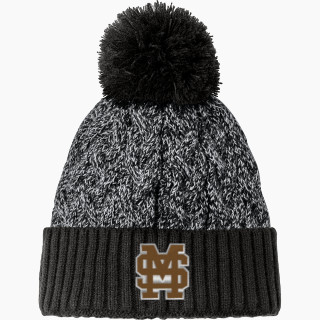 New Era Marled Knit Pom Beanie