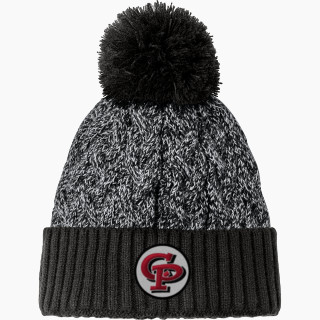 New Era Marled Knit Pom Beanie