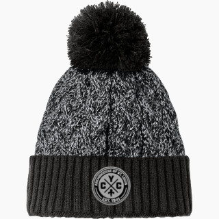 New Era Marled Knit Pom Beanie