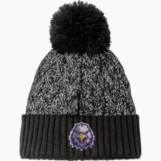 New Era Marled Knit Pom Beanie