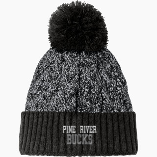 New Era Marled Knit Pom Beanie