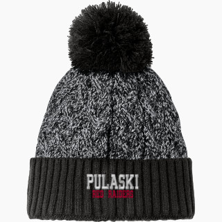 New Era Marled Knit Pom Beanie