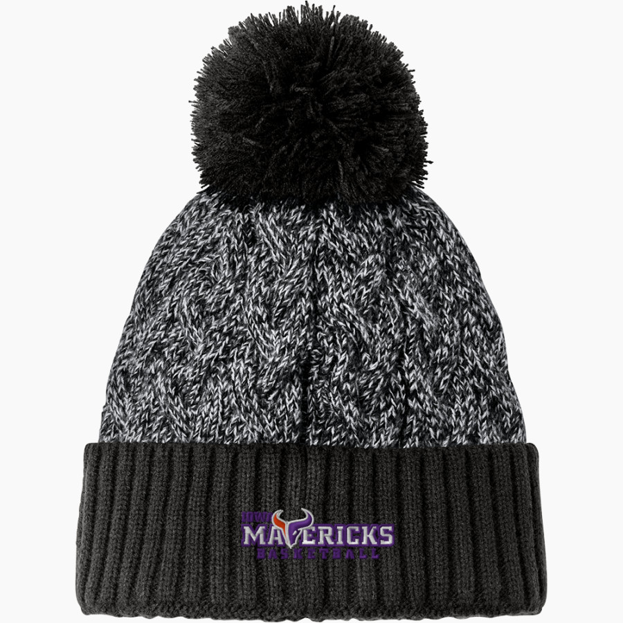 Iowa Mavericks New Era Marled Knit Pom Beanie