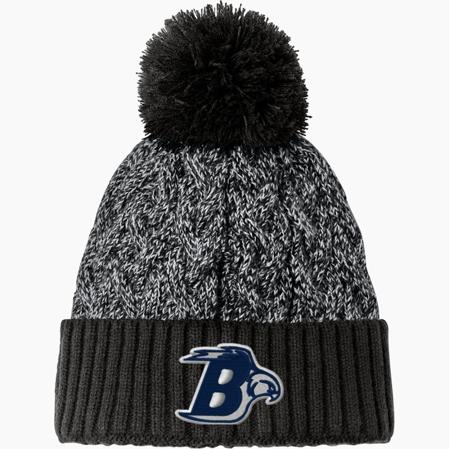 SAINT DOMINIC HIGH SCHOOL BAYHAWKS <span class="pdp-name-mascot">SAINT DOMINIC BAYHAWKS</span> New Era Marled Knit Pom Beanie