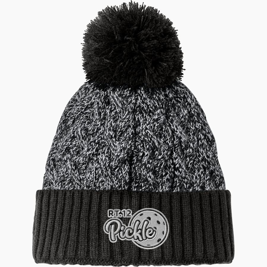 Rt. 12 Pickle Rt. 12 Pickle <span class="pdp-name-mascot">Rt. 12 Pickle</span> New Era Marled Knit Pom Beanie
