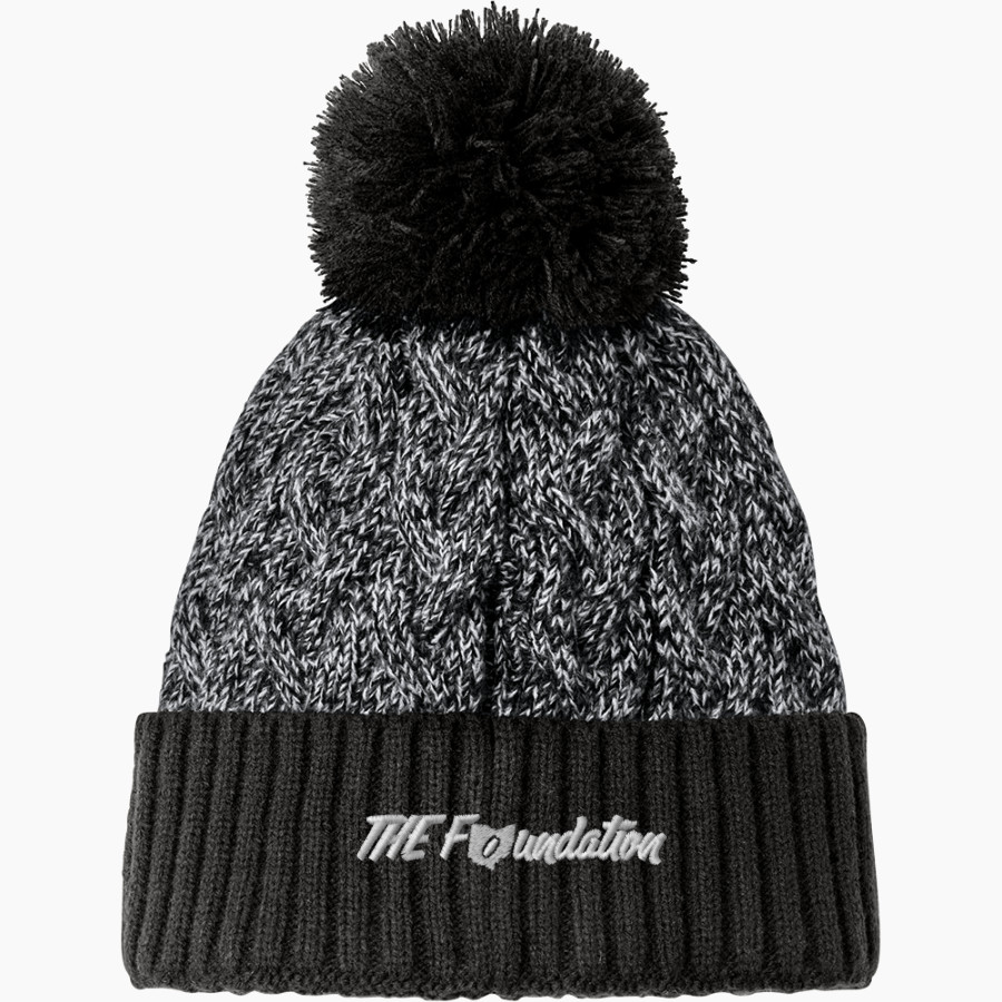 The Foundation The Foundation <span class="pdp-name-mascot">The Foundation</span> New Era Marled Knit Pom Beanie