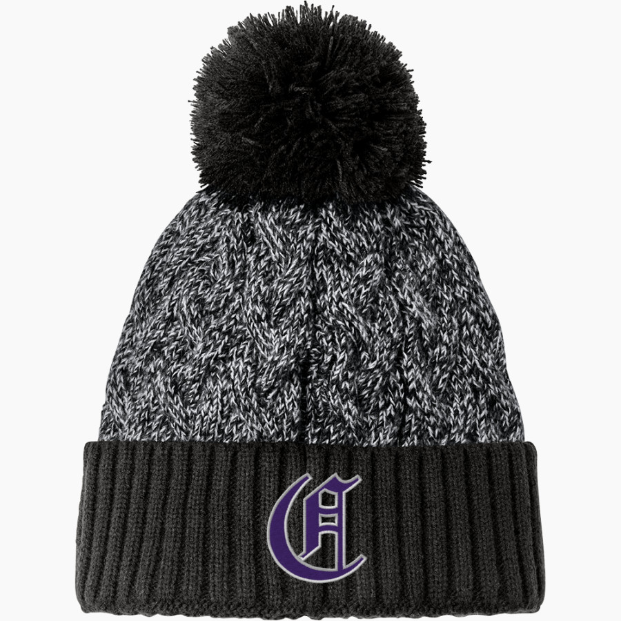 Carlsbad Lancers New Era Marled Knit Pom Beanie