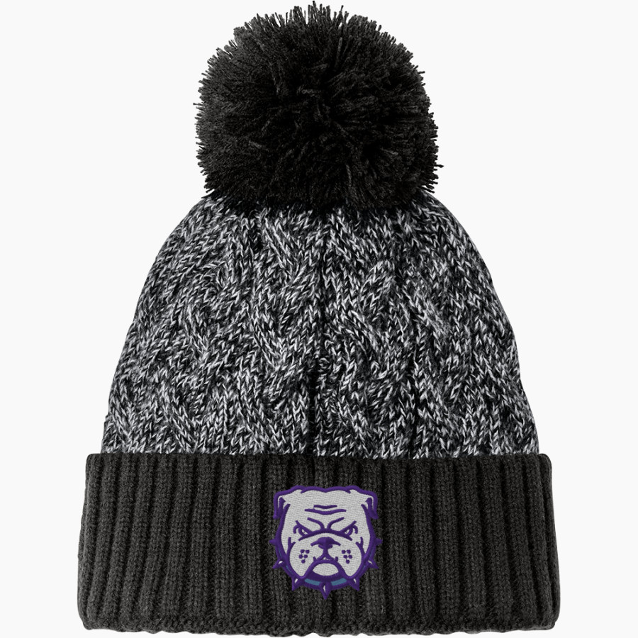 Truman State University Official Store of the Bulldogs <span class="pdp-name-mascot">Truman Bulldogs</span> New Era Marled Knit Pom Beanie