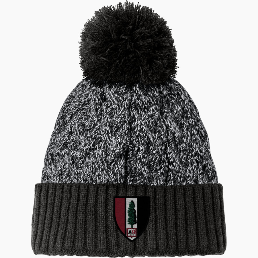 Roxbury Latin <span class="pdp-name-mascot">Roxbury Latin Foxes</span> New Era Marled Knit Pom Beanie