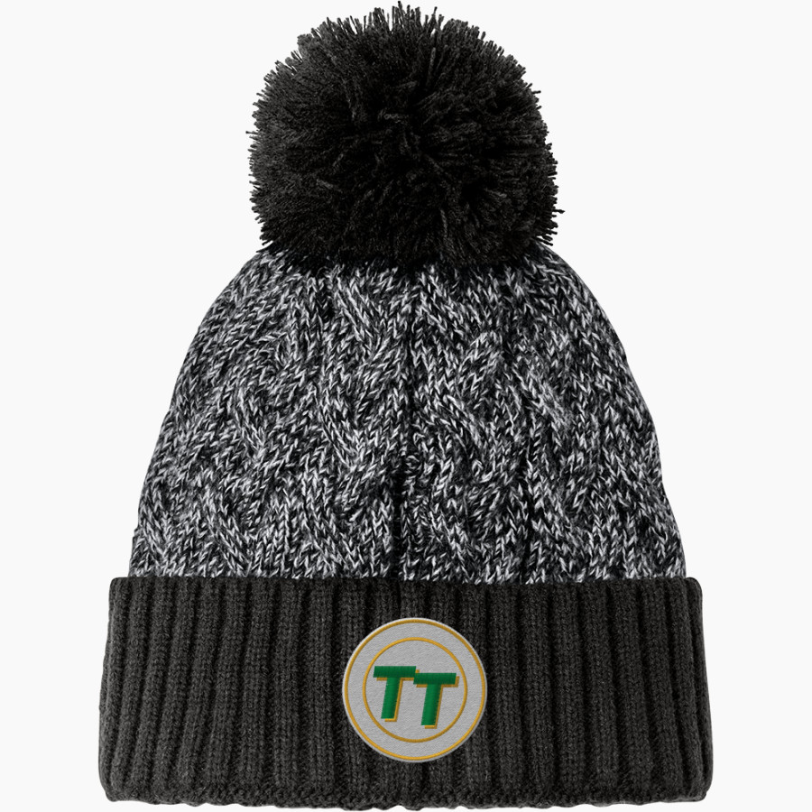 Triplett Tech <span class="pdp-name-mascot">Triplett Business and Technical Institute</span> New Era Marled Knit Pom Beanie