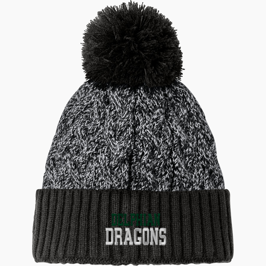 Delphian Dragons <span class="pdp-name-mascot">Delphian Dragons</span> New Era Marled Knit Pom Beanie