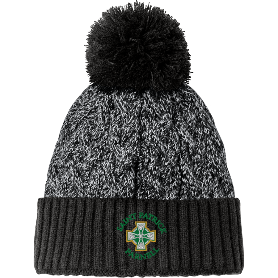 St. Patrick Fightin' Irish <span class="pdp-name-mascot">St. Patrick Fightin' Irish Men</span> New Era Marled Knit Pom Beanie