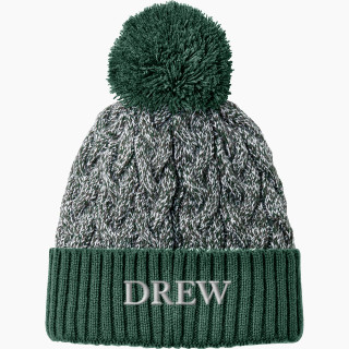 New Era Marled Knit Pom Beanie