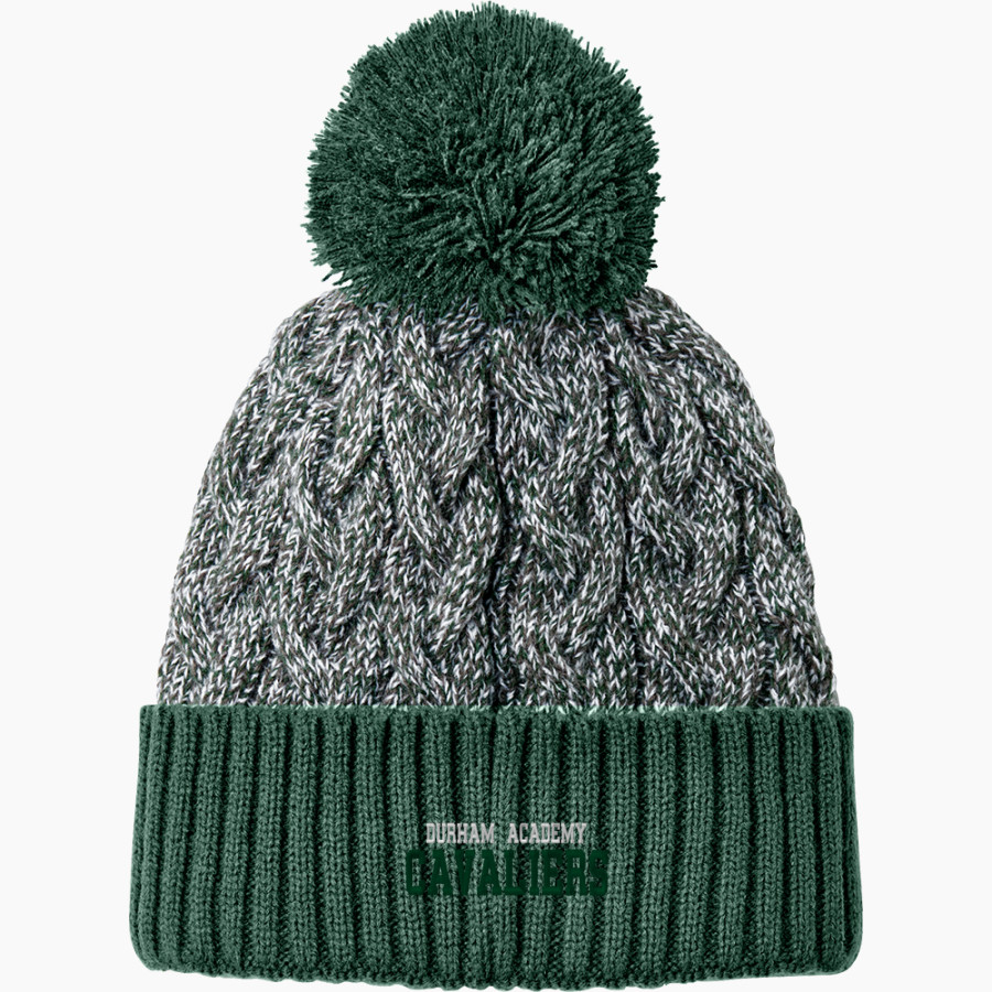 Durham Academy Cavaliers New Era Marled Knit Pom Beanie