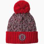 BOISE HIGH SCHOOL ONLINE STORE <span class="pdp-name-mascot">BOISE BRAVES</span> New Era Marled Knit Pom Beanie Front Thumbnail