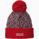 West Caldwell Tech Eagles <span class="pdp-name-mascot">West Caldwell Tech Eagles</span> New Era Marled Knit Pom Beanie Front Thumbnail