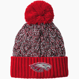 New Era Marled Knit Pom Beanie