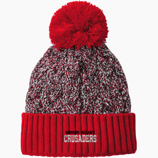 New Era Marled Knit Pom Beanie