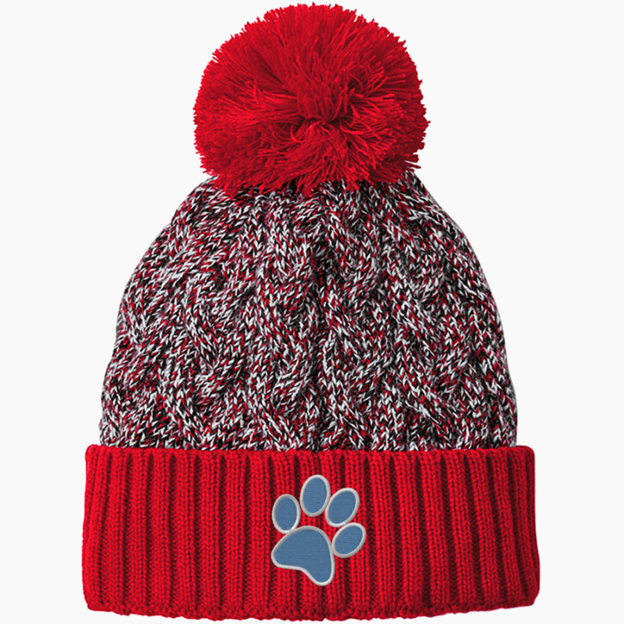 CROW HIGH SCHOOL Cougars Online Store New Era Marled Knit Pom Beanie