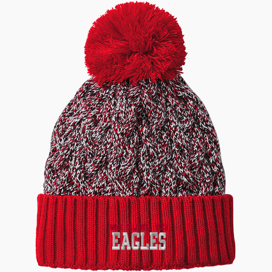 West Caldwell Tech Eagles <span class="pdp-name-mascot">West Caldwell Tech Eagles</span> New Era Marled Knit Pom Beanie