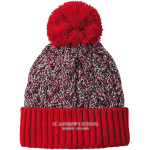 ST. ANDREW'S SCHOOL SAINTS <span class="pdp-name-mascot">ST. ANDREW'S SAINTS</span> New Era Marled Knit Pom Beanie Front Thumbnail