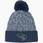 Summit Sabrecats <span class="pdp-name-mascot">Summit School Sabrecats</span> New Era Marled Knit Pom Beanie Front Thumbnail