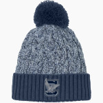 CLOVER HIGH SCHOOL BLUE EAGLES <span class="pdp-name-mascot">CLOVER BLUE EAGLES</span> New Era Marled Knit Pom Beanie Front Thumbnail