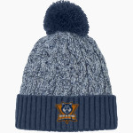 Horizon Science Academy Huskies <span class="pdp-name-mascot">Horizon Science Academy Huskies</span> New Era Marled Knit Pom Beanie Front Thumbnail