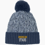 Dominican Stars <span class="pdp-name-mascot">Dominican University Stars</span> New Era Marled Knit Pom Beanie Front Thumbnail