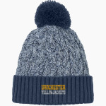 Rochester YellowJackets <span class="pdp-name-mascot">University of Rochester Athletics</span> New Era Marled Knit Pom Beanie Front Thumbnail