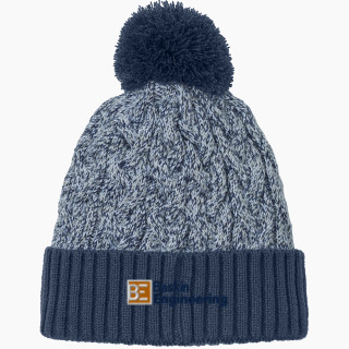 New Era Marled Knit Pom Beanie