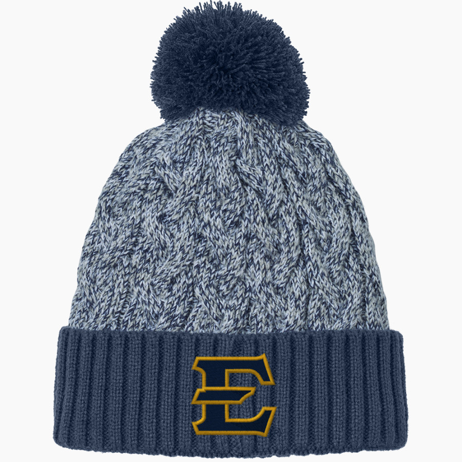 East Tennessee State University Buccaneers <span class="pdp-name-mascot">ETSU Buccaneers</span> New Era Marled Knit Pom Beanie