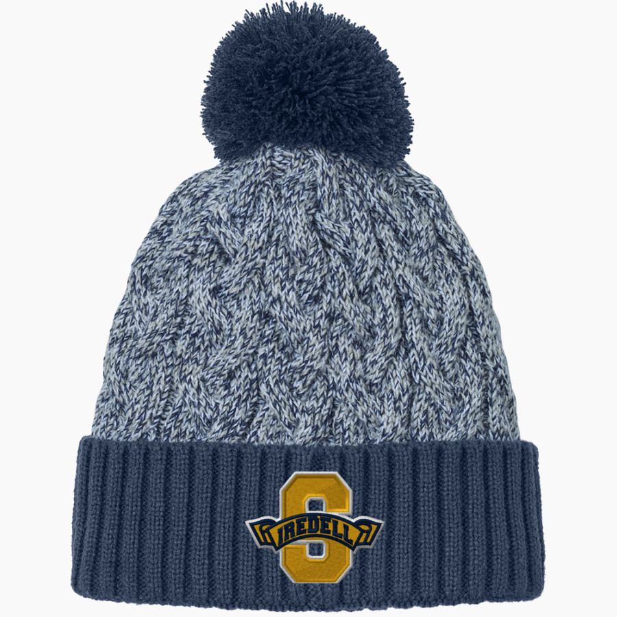 South Iredell Vikings <span class="pdp-name-mascot">South Iredell</span> New Era Marled Knit Pom Beanie