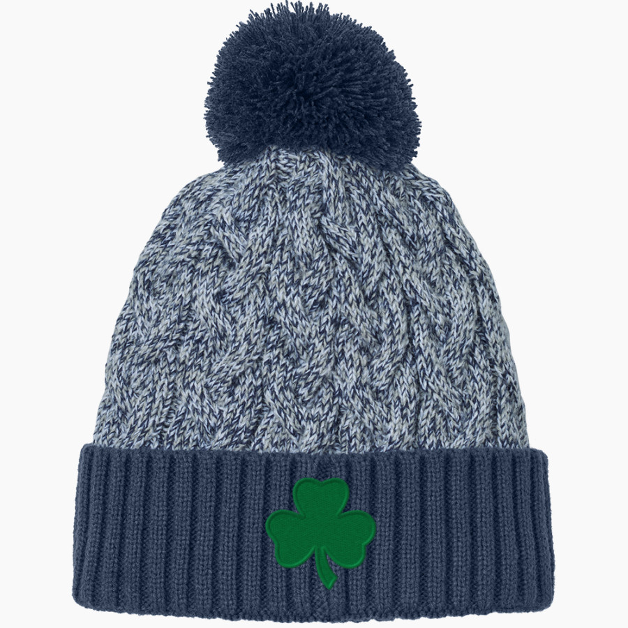 St. Patrick of Heatherdowns Irish <span class="pdp-name-mascot">St. Patrick of Heatherdowns Irish</span> New Era Marled Knit Pom Beanie
