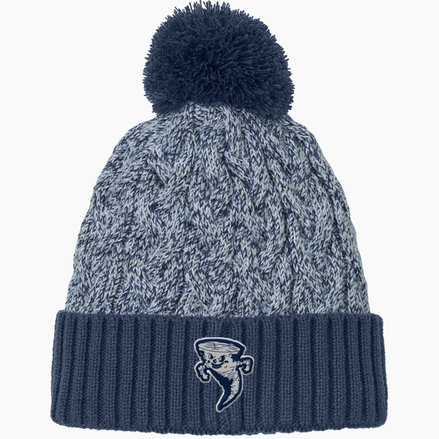 OLDENBURG ACADEMY TWISTERS New Era Marled Knit Pom Beanie