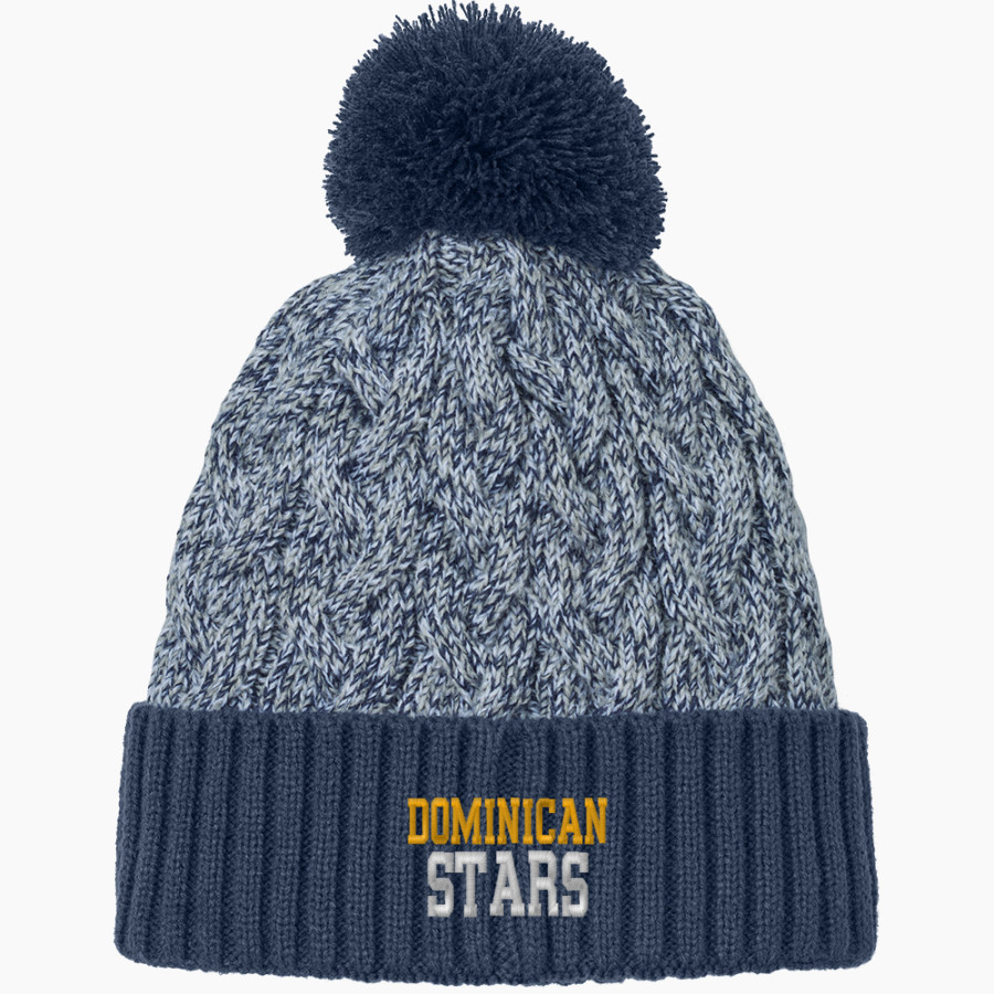 Dominican Stars <span class="pdp-name-mascot">Dominican University Stars</span> New Era Marled Knit Pom Beanie