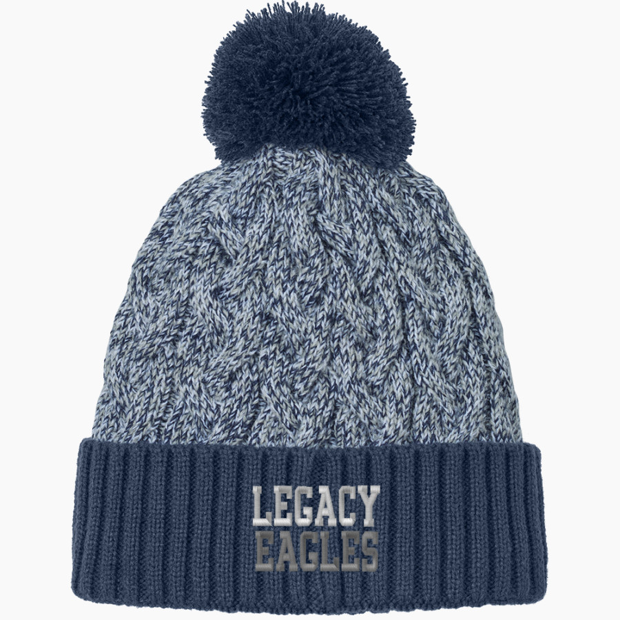 Legacy Eagles <span class="pdp-name-mascot">Legacy Charter Eagles</span> New Era Marled Knit Pom Beanie