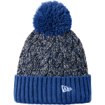 BRAZOS CHRISTIAN SCHOOL EAGLES <span class="pdp-name-mascot">BRAZOS EAGLES</span> New Era Marled Knit Pom Beanie Back Thumbnail