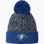 IDEA COLLEGE PREPARATORY - EDINBURG Eagles <span class="pdp-name-mascot">IDEA College Preparatory Eagles</span> New Era Marled Knit Pom Beanie Front Thumbnail