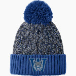 WELCH HIGH SCHOOL WILDCATS <span class="pdp-name-mascot">WELCH WILDCATS</span> New Era Marled Knit Pom Beanie Front Thumbnail