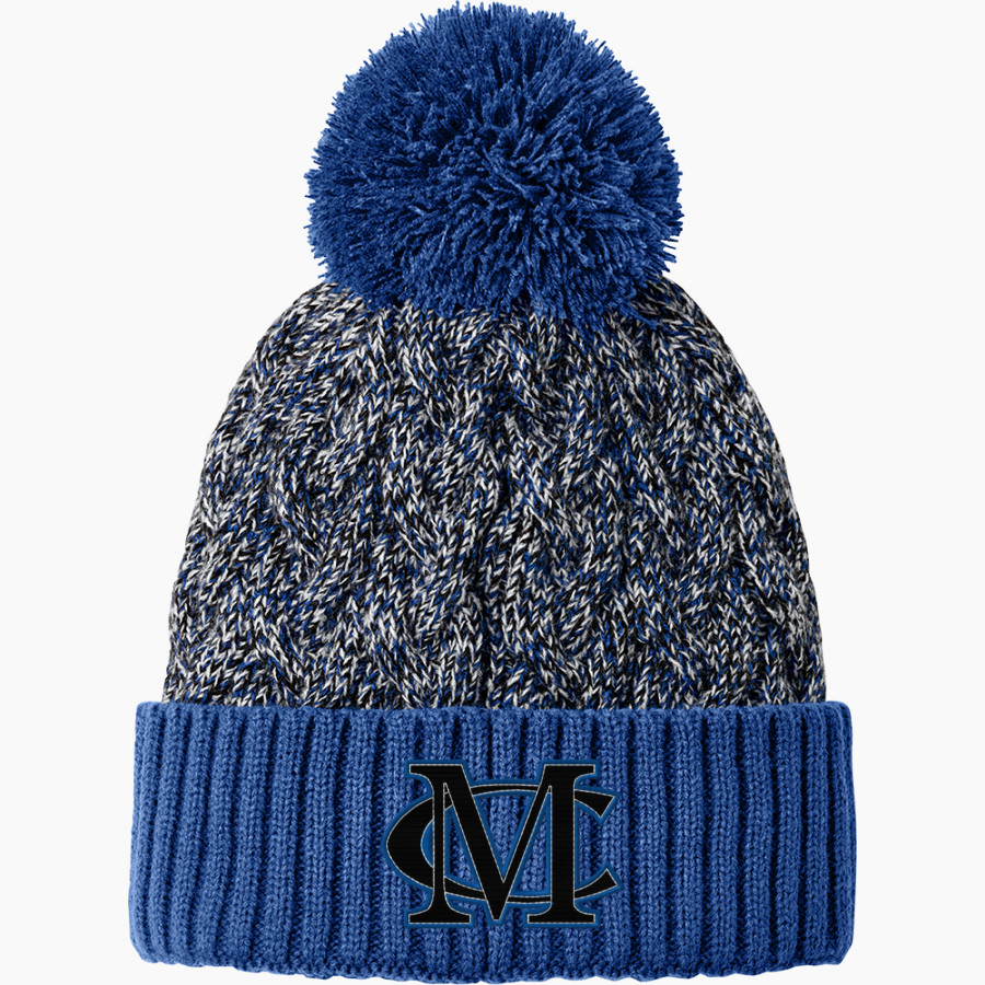 Mason Creek Wolves <span class="pdp-name-mascot">Mason Creek Wolves</span> New Era Marled Knit Pom Beanie